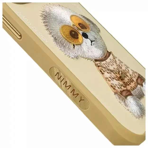 Nimmy Glasses Cool Case for iPhone 15 Pro Max - Beige 4
