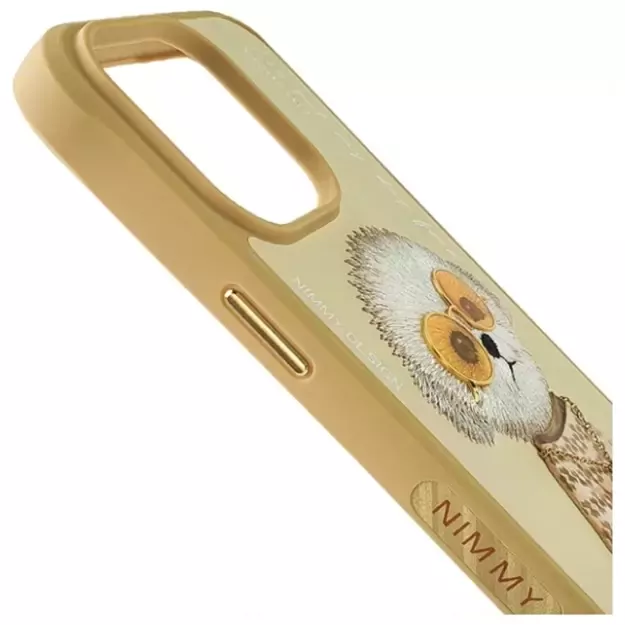 Nimmy Glasses Cool Case for iPhone 15 Pro Max - Beige 3