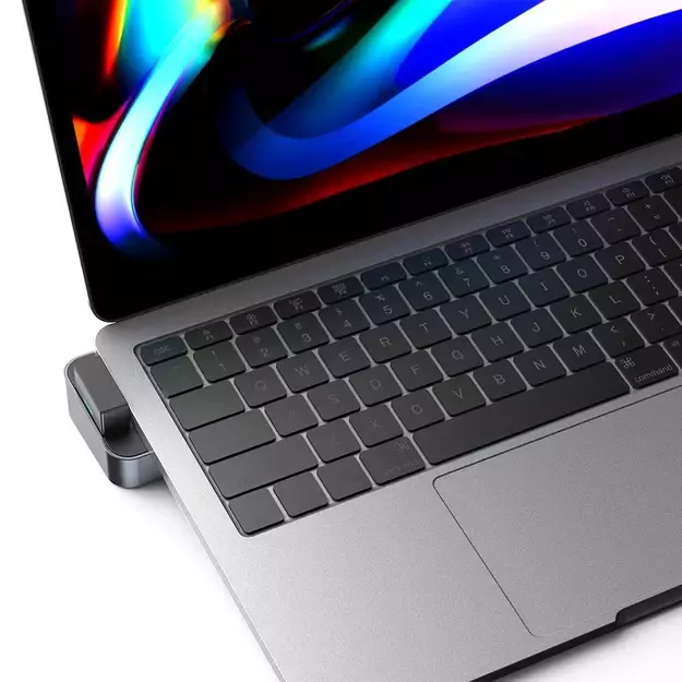 Hub Joyroom S-H121 USB-C stand - USB-A 3.0 / RJ45 / HDMI / USB-C / Thunderbolt for MacBook Pro - gray 7