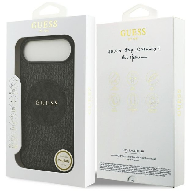 Guess 4G Circle Classic Logo MagSafe case for iPhone Air - black 7