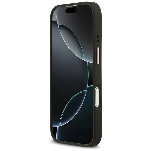 Guess Grained Strass Logo MagSafe case for iPhone 17 - black 4