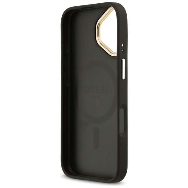 Guess Grained Strass Logo MagSafe case for iPhone 17 - black 6