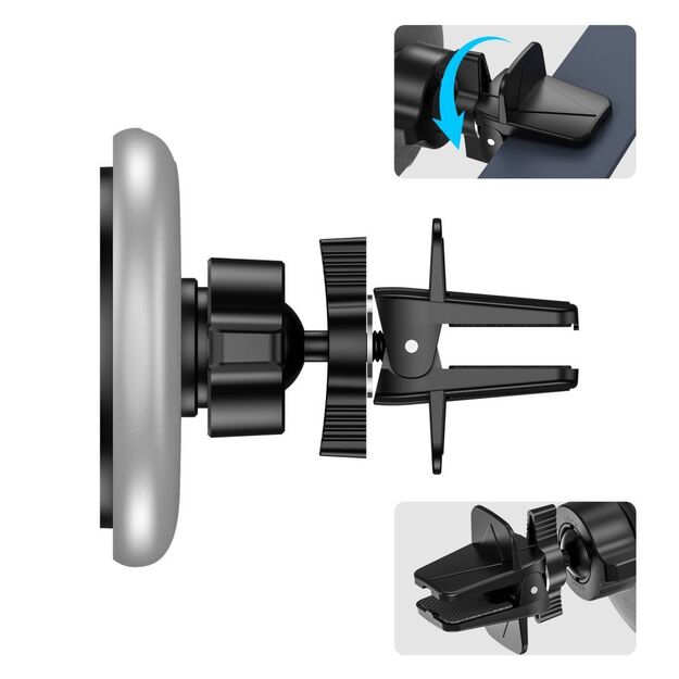 Tech-Protect A2 Car Phone Holder with MagSafe 15W Inductive Charger for Air Vent - Black 5