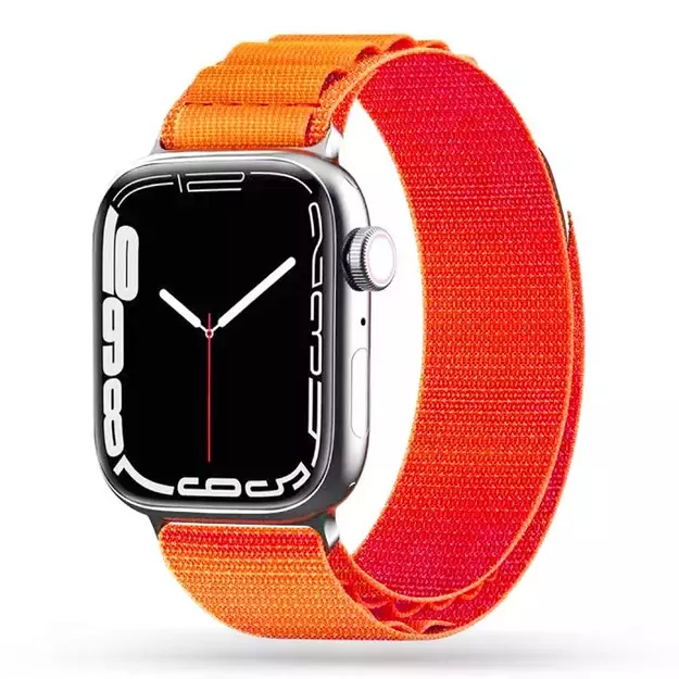 Tech-Protect Nylon Pro Strap for Apple Watch 4 / 5 / 6 / 7 / 8 / 9 / SE / Ultra 1 / 2 (42/44/45/49 mm) - Orange 12