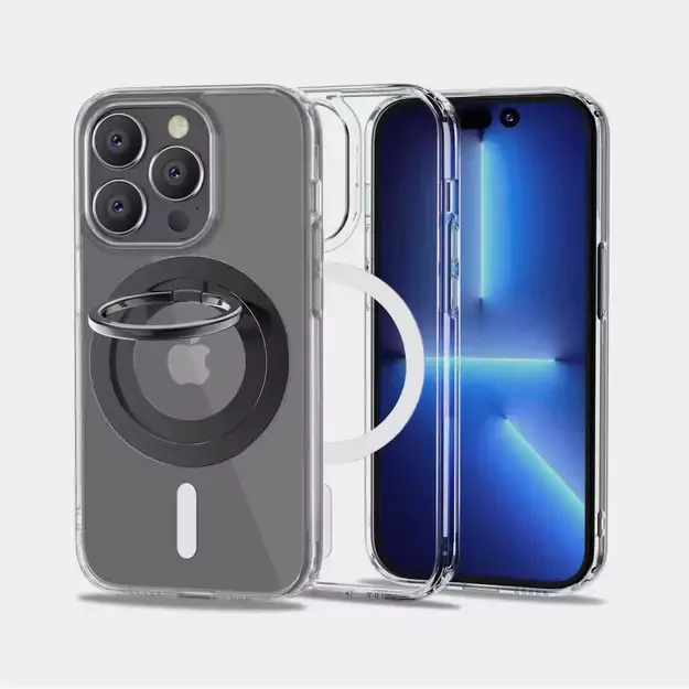 Tech-Protect MMR100 Magnetic Phone Holder/Ring with MagSafe - Gray 8