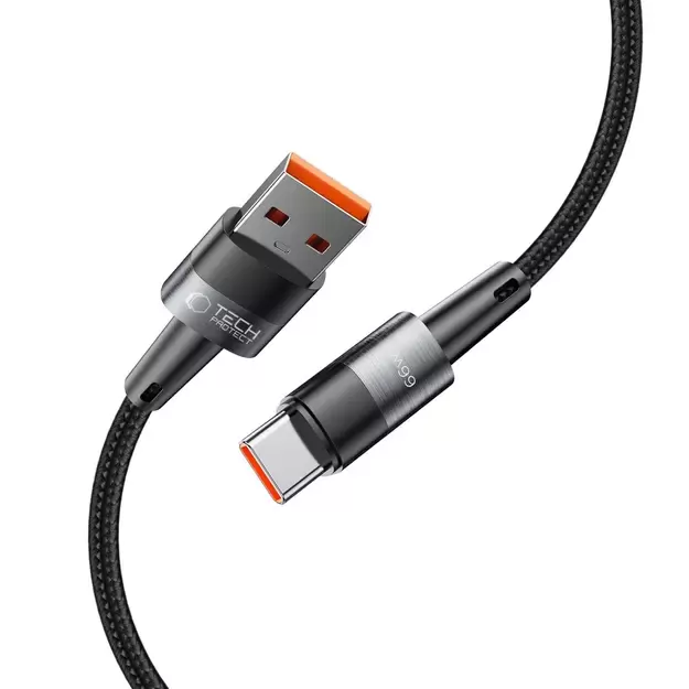Tech-Protect UltraBoost USB-C / USB-C 66W 6A 2m Cable - Gray 2