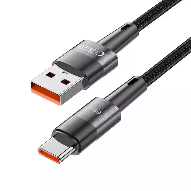 Tech-Protect UltraBoost USB-C / USB-C 66W 6A 2m Cable - Gray 3