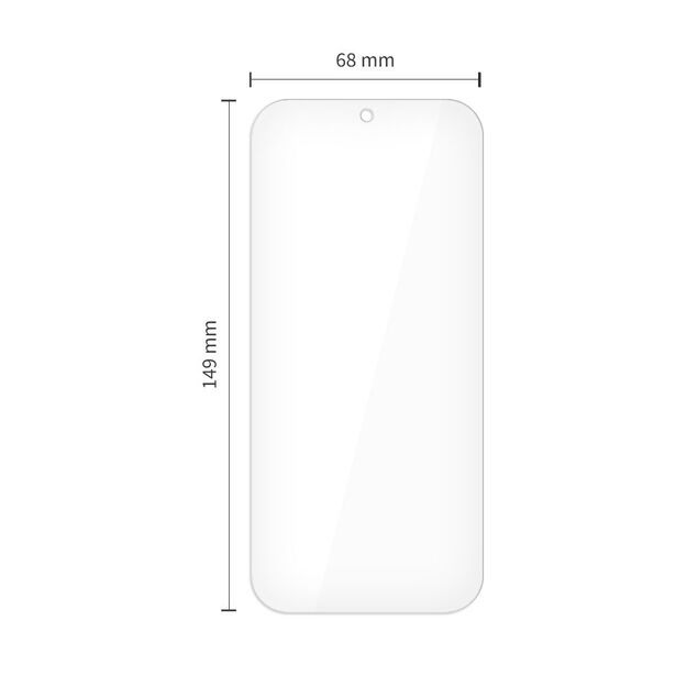 Tech-Protect Glass Fit+ 2-pack tempered glass for Google Pixel 9 / 9 Pro / 10 / 10 Pro - transparent 1