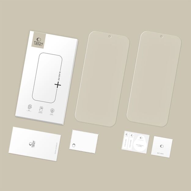 Tech-Protect Glass Fit+ 2-pack tempered glass for Google Pixel 9 / 9 Pro / 10 / 10 Pro - transparent 4