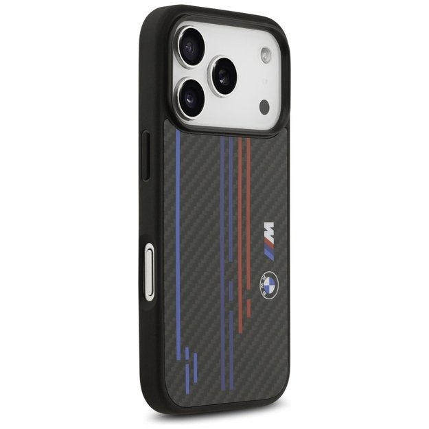 BMW M Kevlar Lines &amp  Logo MagSafe Case for iPhone 17 Pro - Black 2