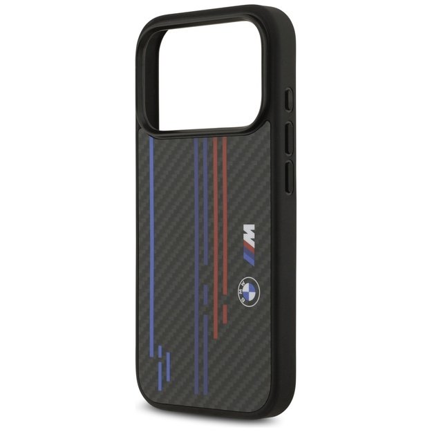 BMW M Kevlar Lines &amp  Logo MagSafe Case for iPhone 17 Pro - Black 4