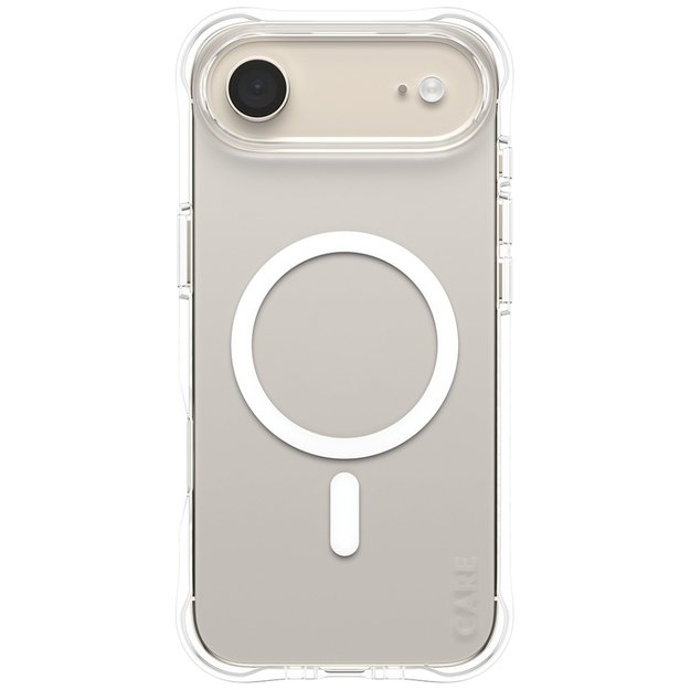 CARE by PanzerGlass Fashionable Samba Case w. White MagSafe for iPhone Air - Transparent 1