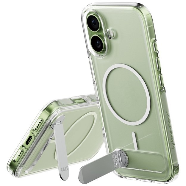 CARE by PanzerGlass Feature Case w. Kickstand MagSafe for iPhone 17 - Transparent 1