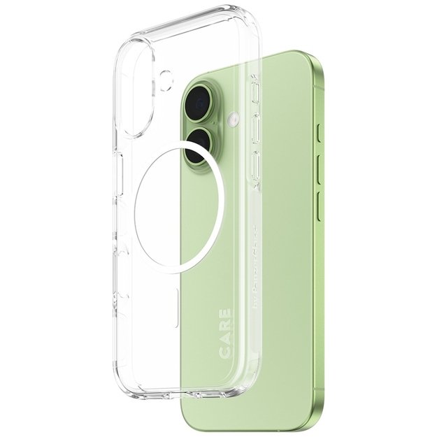 CARE by PanzerGlass Flagship Urban Explorer Case w. White MagSafe for iPhone 17 - Transparent 1