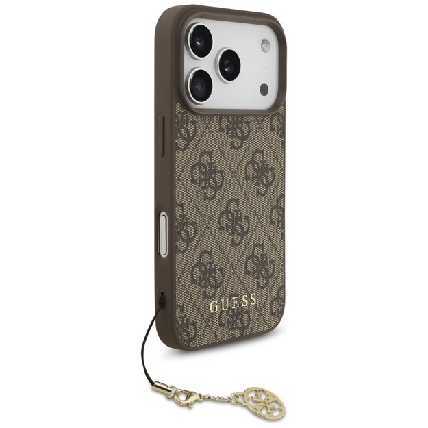 Guess 4G Charms Collection MagSafe case for iPhone 17 Pro - brown 2