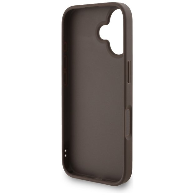 Guess 4G Strap 4G Classic Logo Case for iPhone 16 - Brown 6