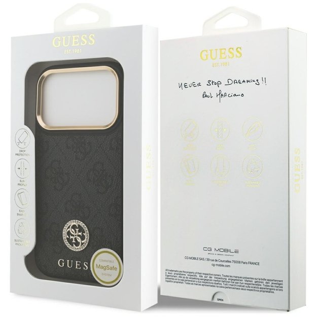 Guess 4G Strass Logo MagSafe case for iPhone 17 Pro - black 7