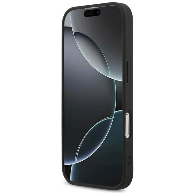 Guess Fixed Glitter Big 4G case for iPhone 17 - black 4