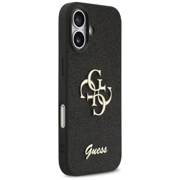 Guess Fixed Glitter Big 4G case for iPhone 17 - black 3