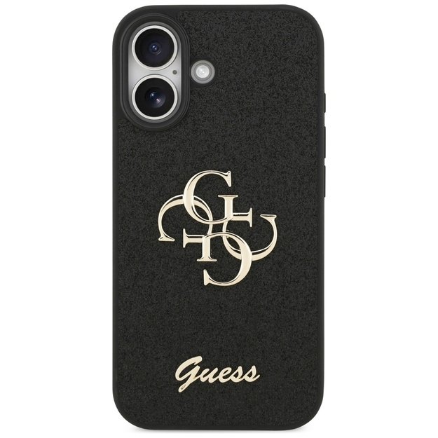 Guess Fixed Glitter Big 4G case for iPhone 17 - black 2