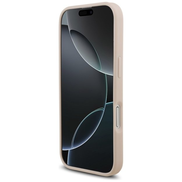 Guess Grained Big 4G &amp  Classic Logo iPhone 17 Case - Pink 4