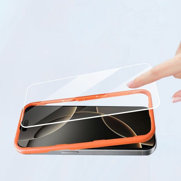 Tech-Protect Easy Set+ 3-pack tempered glass for Samsung Galaxy S25 FE - transparent 3