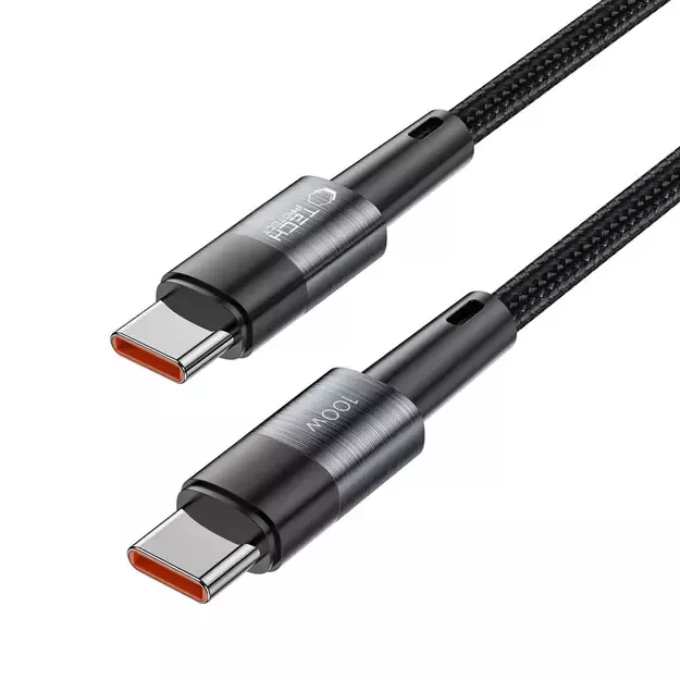 Tech-Protect UltraBoost USB-C / USB-C PD Cable 100W 5A 0.25m - Gray 1