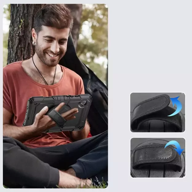 Tech-Protect Solid360 Case for Samsung Galaxy Tab A9 8.7 X110 / X115 - Black 4