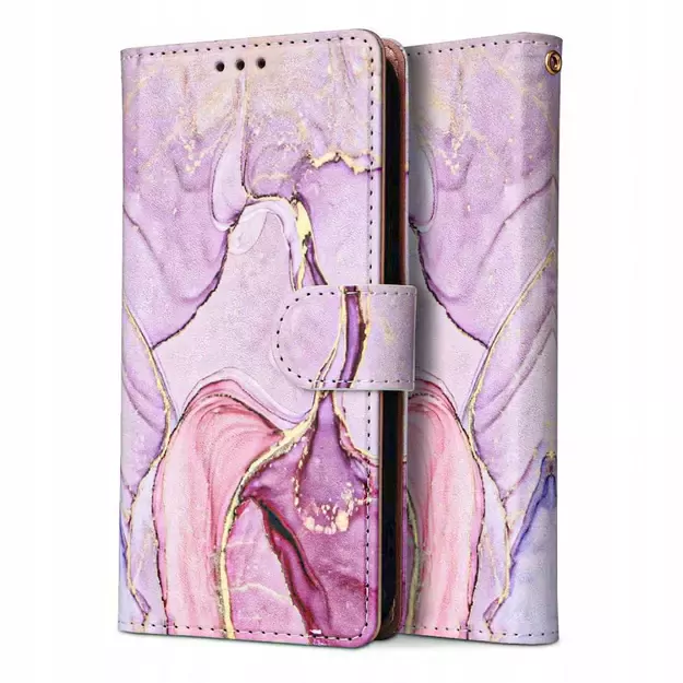 Tech-Protect Wallet Case for Samsung Galaxy A25 5G - Pink Marble 10