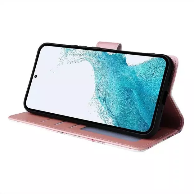 Tech-Protect Wallet Case for Samsung Galaxy A25 5G - Pink Marble 7