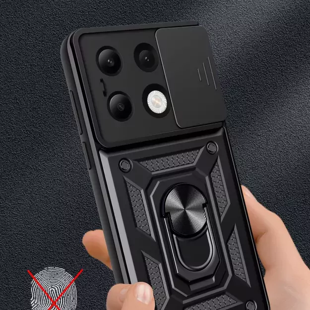 Tech-Protect CamShield Pro Case for Xiaomi Redmi Note 13 4G / LTE - Black 12