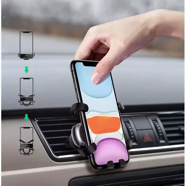 Ugreen gravity car phone holder black (80539) 7
