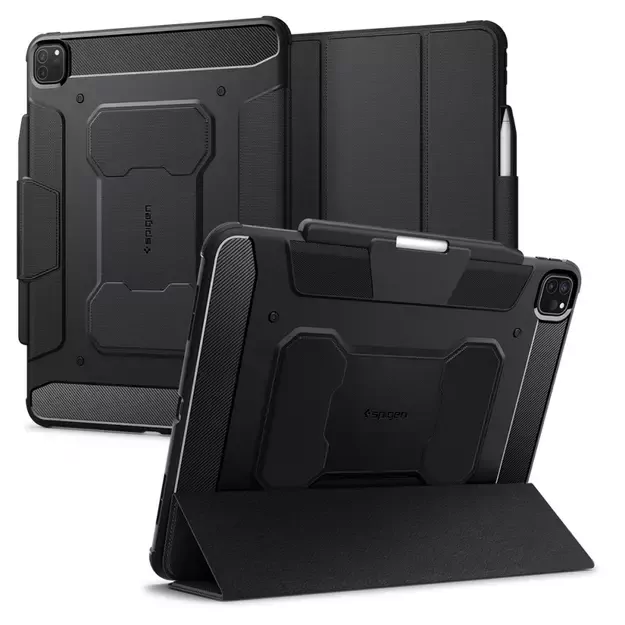 Spigen Rugged Armor Pro Case for iPad Pro 13&quot  2024 - Black