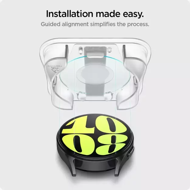 Spigen Glas.tR EZ Fit tempered glass for Samsung Galaxy Watch 7 (44 mm) - 2 pcs. 17