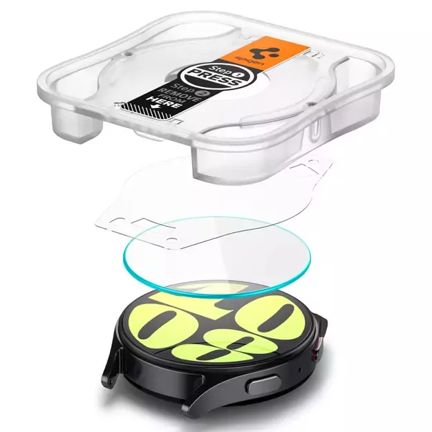 Spigen Glas.tR EZ Fit tempered glass for Samsung Galaxy Watch 7 (44 mm) - 2 pcs. 13