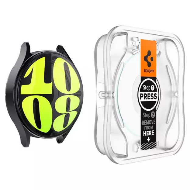 Spigen Glas.tR EZ Fit tempered glass for Samsung Galaxy Watch 7 (44 mm) - 2 pcs. 11