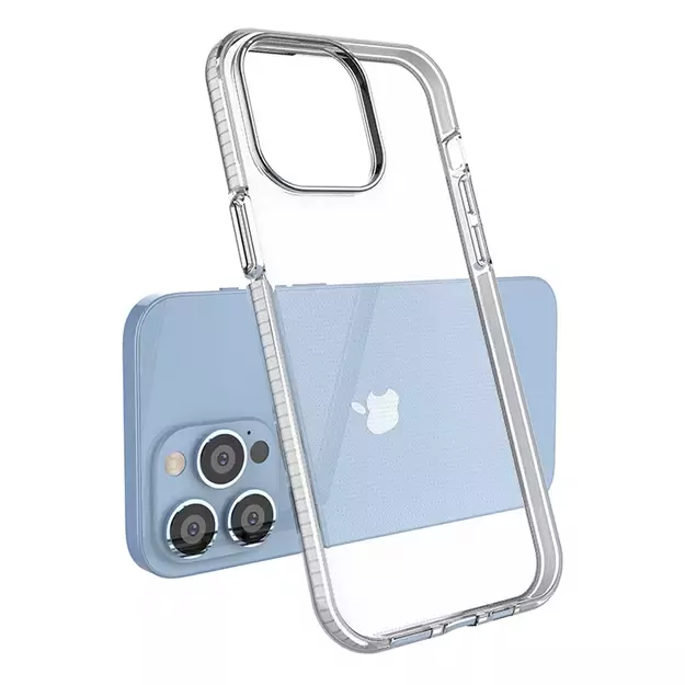 Spring Case case for iPhone 14 Pro Max silicone cover with frame black 5
