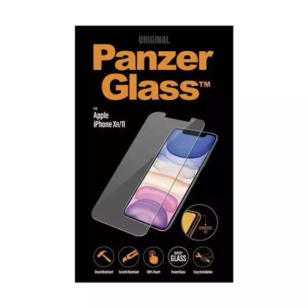 PanzerGlass Standard Super+ tempered glass for iPhone XR / 11 2