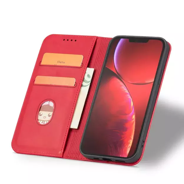 Magnet Fancy Case case for iPhone 14 Plus flip cover wallet stand red 17