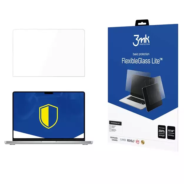 Tempered glass 3mk FlexibleGlass Lite for MacBook Pro 14&quot  M1/M2/M3