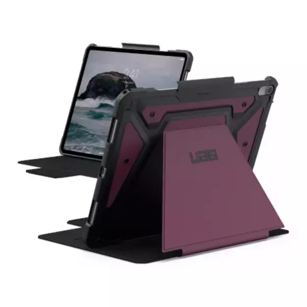 UAG Metropolis SE Case with Stand and Apple Pencil Holder for iPad Air 13&quot  2024 - Red 3