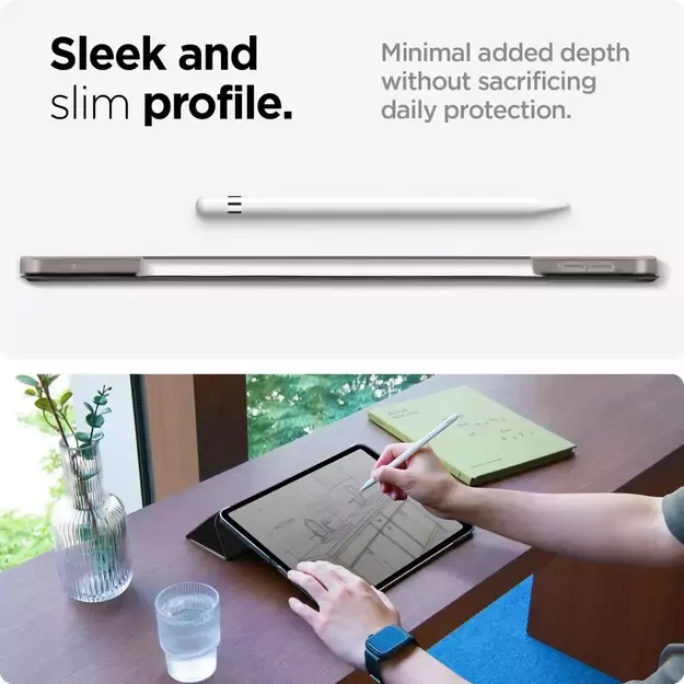 Spigen Smart Fold iPad Pro 11&quot  2024 Case - Black 26