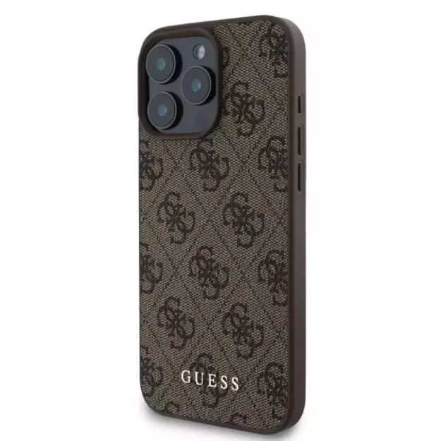 Guess 4G Classic iPhone 16 Pro Case - Brown 1