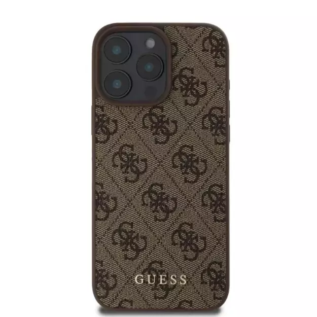 Guess 4G Classic iPhone 16 Pro Case - Brown 2