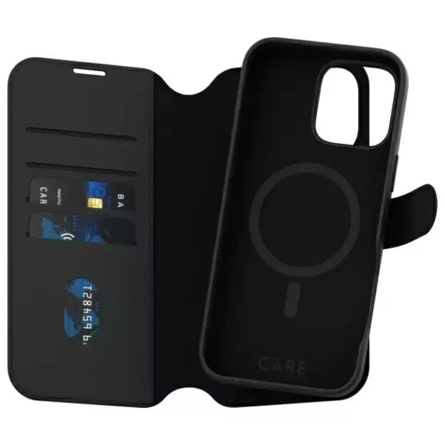 CARE by PanzerGlass Feature Tango 2in1 Wallet MagSafe Case for iPhone 16 Pro Max - Black 1