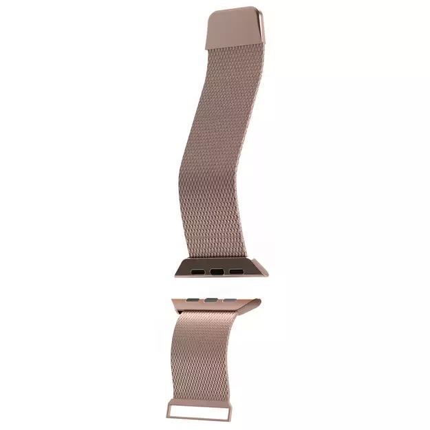 Puro Milanese Stainless Steel Apple Watch Band 38/40/41mm - Pink 8