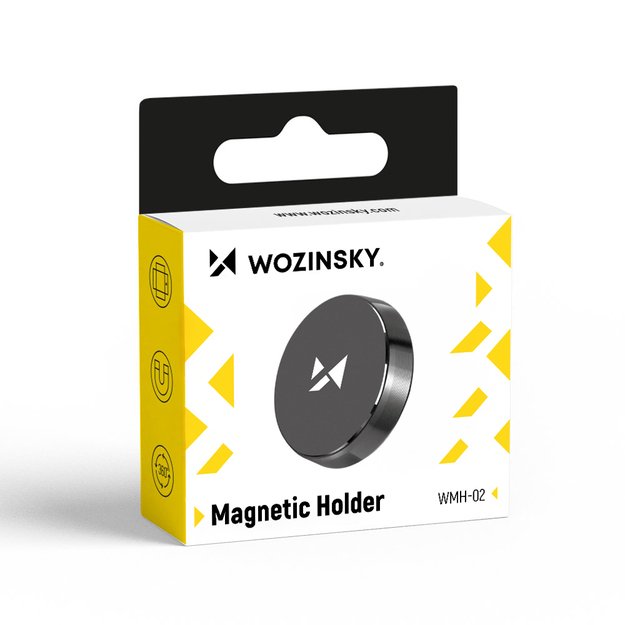 Wozinsky Self-adhesive Magnetic Car Dashboard Mount Black (WMH-02) 6