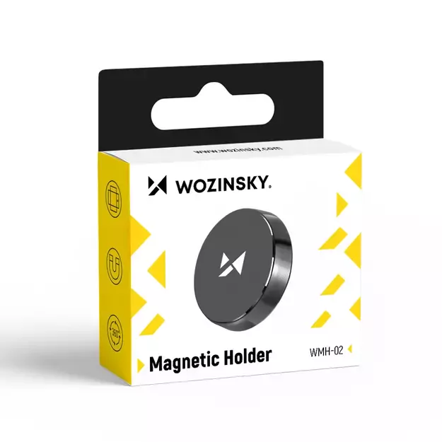Wozinsky Self-adhesive Magnetic Car Dashboard Mount Black (WMH-02) 6