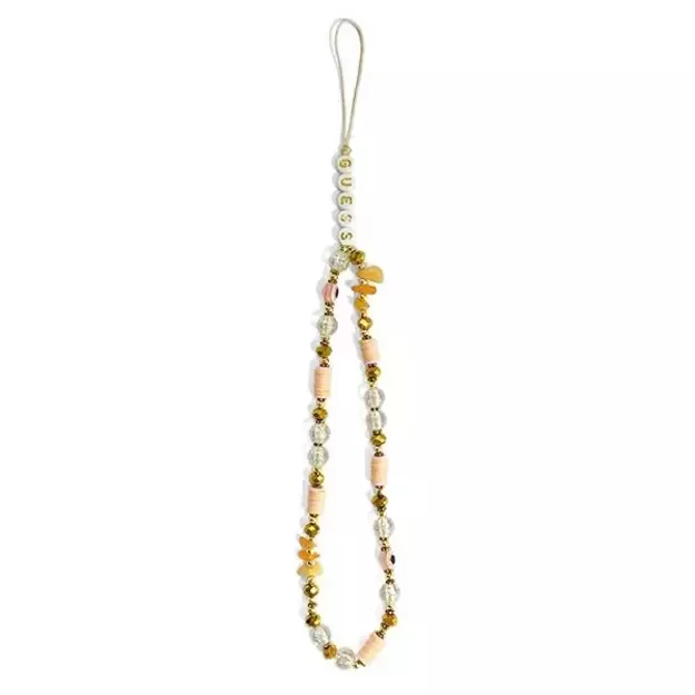 Guess pendant GUSTBOHP Phone Strap brown/brown Beads Bohemia 2