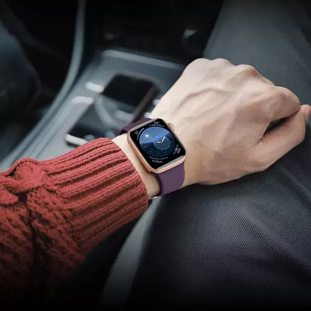 Silicone Strap APS for Apple Watch 38/40/41mm Strap Watchband - Red 3